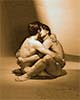 Alone Together  (original male nude canvas art print)