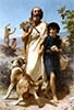 Homer and His Guide by A. W. Bouguereau (classic print)