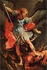 Saint Michael defeats Satan (classic art print)