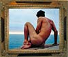 By the Sea  (original male nude art print)