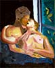 Young Love II by Troy Caperton (original art print)