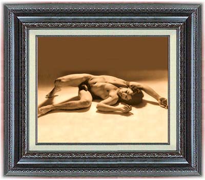 Lier (Classic original male nude artprint)