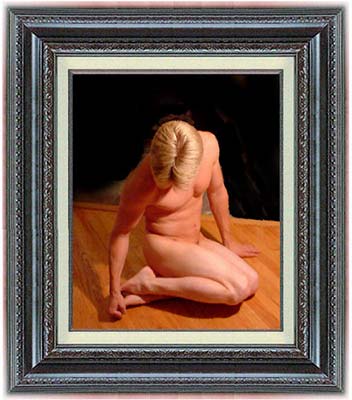 Shame (original nude male art print)