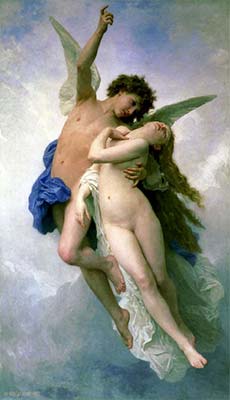 Psyche et LAmour by Bouguereau (classic print)