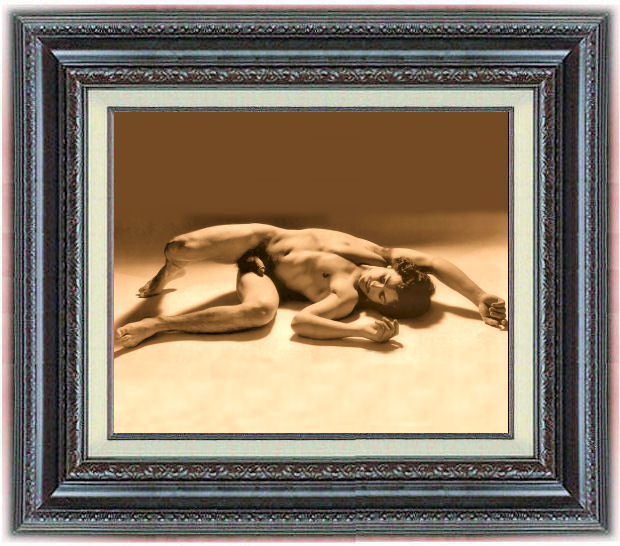Lier (Classic original male nude artprint)
