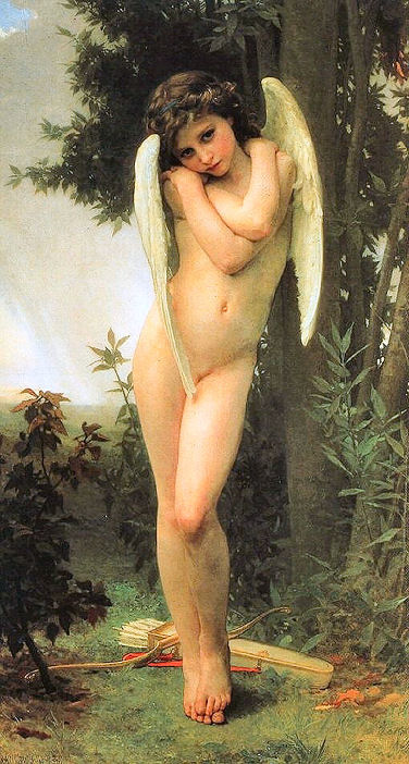 Cupidon by William Adolphe Bouguereau (classic print)