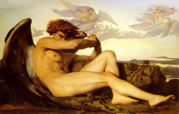 Fallen Angel by Alexandre Cabanel (classic art print)